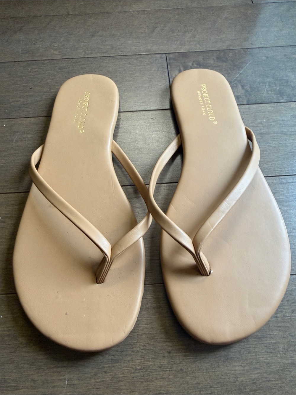 Project Cloud Nude Minimal Thong Sandals - Women's Neutral Flip Flops